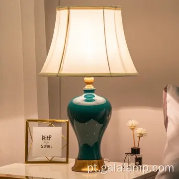 Lâmpada de mesa de cerâmica minimalista americana